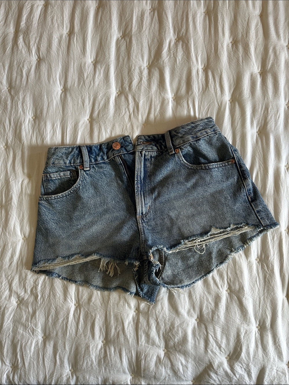 Garage Denim mini festival/cheeky festival shorts